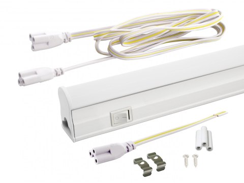 Świetlówka led liniowa t5 90cm 14w on/off ciepła 3000k lampa natynkowa zintegrowana z oprawą Świetlówka led liniowa t5 90cm 14w on/off ciepła 3000k lampa natynkowa zintegrowana z oprawą