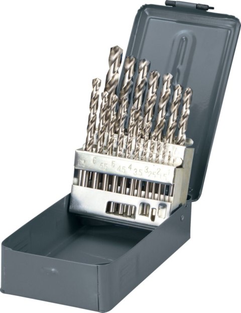 Wiertła do metalu hss din338 szlif. szt.19(1-10mm) proline Wiertła do metalu hss din338 szlif. szt.19(1-10mm) proline