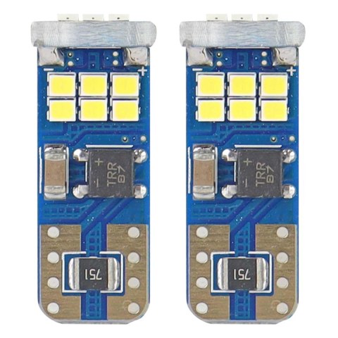 Żarówki led canbus 18smd ultrabright 2016 t10e w5w white 12v 24v amio-01292 Żarówki led canbus 18smd ultrabright 2016 t10e w5w white 12v 24v amio-01292