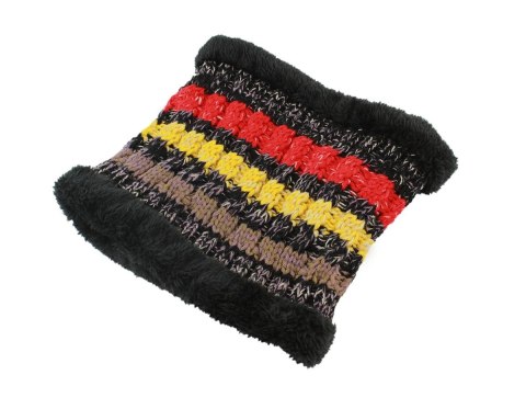 BQ52G Komplet damski czapka i szal black BQ52G Komplet damski czapka i szal black