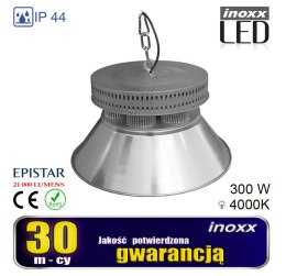 Lampa przemysłowa led 300w high bay cob 27 000lm 4000k neutralna