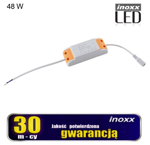 Zasilacz led 48w do paneli sufitowych slim 60x60 120x30 Zasilacz led 48w do paneli sufitowych slim 60x60 120x30