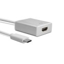 Adapter USB Type-C Maclean, HDMI 1080p 4k@30Hz HDCP 2.2, Metalowa obudowa MCTV-841