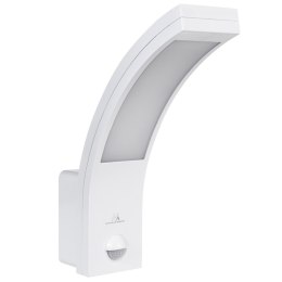 Lampa LED z czujnikiem ruchu Maclean, czujnik ruchu PIR, kolor biały, 10W, IP54, 750lm, barwa neutralna biała (4000K) MCE244 W