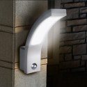 Lampa LED z czujnikiem ruchu Maclean, czujnik ruchu PIR, kolor srebrny, 10W, IP54, 750lm, barwa neutralna biała (4000K) MCE244 S