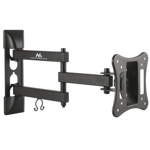 Uchwyt do telewizora lub monitora Maclean, uniwersalny, max vesa 100x100, 13-27", 15 kg, czarny, MC-719 Uchwyt do telewizora lub monitora Maclean, uniwersalny, max vesa 100x100, 13-27", 15 kg, czarny, MC-719