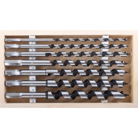 Świdry do drewna kpl. 7 szt. (6-18mm), dł. 460mm, proline Świdry do drewna kpl. 7 szt. (6-18mm), dł. 460mm, proline
