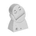 Czujnik ruchu 180st., regulacja pionowa i pozioma, IP65, 1200W, biały