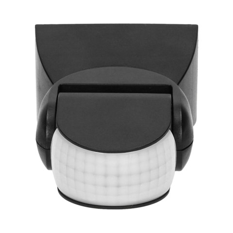 Czujnik ruchu 180st., regulacja pionowa i pozioma, IP65, 1200W, czarny Czujnik ruchu 180st., regulacja pionowa i pozioma, IP65, 1200W, czarny