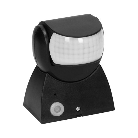 Czujnik ruchu 180st., regulacja pionowa i pozioma, IP65, 1200W, czarny Czujnik ruchu 180st., regulacja pionowa i pozioma, IP65, 1200W, czarny