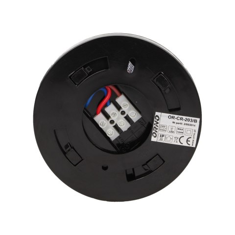 Czujnik ruchu 360st. IP20, 1200W, czarny Czujnik ruchu 360st. IP20, 1200W, czarny