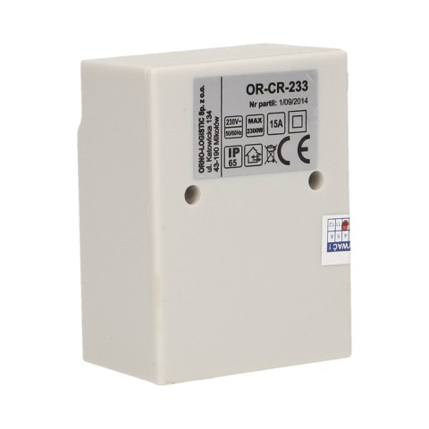 Czujnik zmierzchowy z hermetyczną zewnętrzną sondą, IP65, 2300W Czujnik zmierzchowy z hermetyczną zewnętrzną sondą, IP65, 2300W