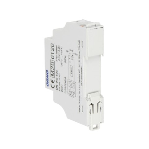 1-fazowy licznik energii elektrycznej, 40A, MID, wyjście impulsowe, podświetlenie, 1 moduł, DIN TH-35mm 1-fazowy licznik energii elektrycznej, 40A, MID, wyjście impulsowe, podświetlenie, 1 moduł, DIN TH-35mm