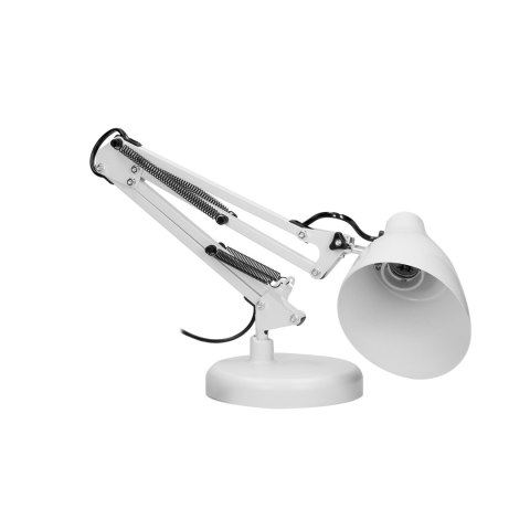 DIAN lampa biurkowa. 60W stalowa, biała DIAN lampa biurkowa. 60W stalowa, biała