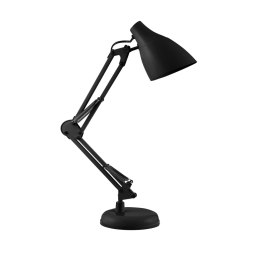 DIAN lampa biurkowa. 60W stalowa, czarna