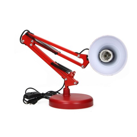 DIAN lampa biurkowa. 60W stalowa, czerwona DIAN lampa biurkowa. 60W stalowa, czerwona