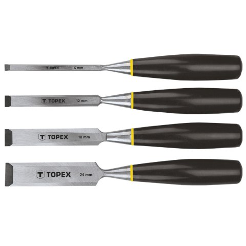 Dłuta 6-24 mm, zestaw 4 szt. Dłuta 6-24 mm, zestaw 4 szt.