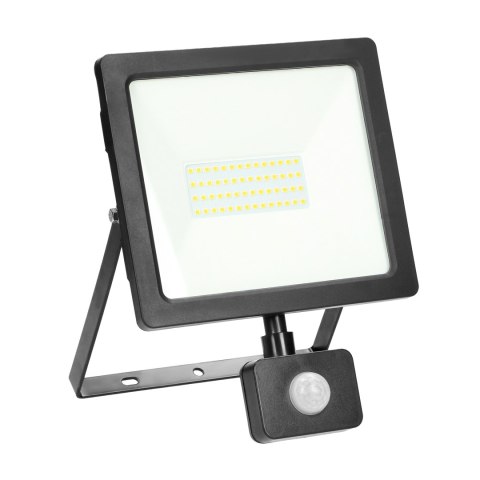 ALLED 50W Naświetlacz LED z PIR, 4000lm, IP44, 4000K, Alu+szkło ALLED 50W Naświetlacz LED z PIR, 4000lm, IP44, 4000K, Alu+szkło