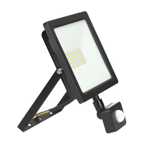 ALLED 50W Naświetlacz LED z PIR, 4000lm, IP44, 4000K, Alu+szkło ALLED 50W Naświetlacz LED z PIR, 4000lm, IP44, 4000K, Alu+szkło