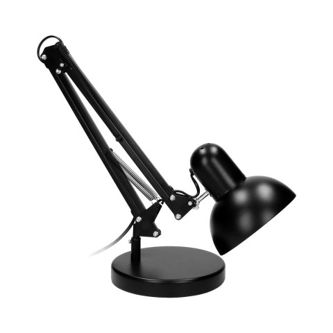 DEON, lampa biurkowa, 60W, E27, wysoka, stal, czarna DEON, lampa biurkowa, 60W, E27, wysoka, stal, czarna