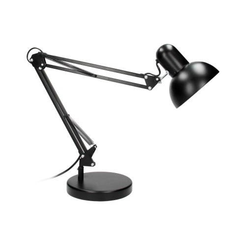 DEON, lampa biurkowa, 60W, E27, wysoka, stal, czarna DEON, lampa biurkowa, 60W, E27, wysoka, stal, czarna