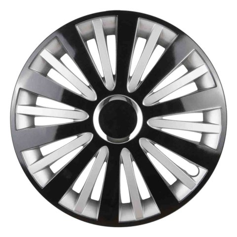 Kołpak samochodowy falcon 16" cali czarno-srebrny Kołpak samochodowy falcon 16" cali czarno-srebrny