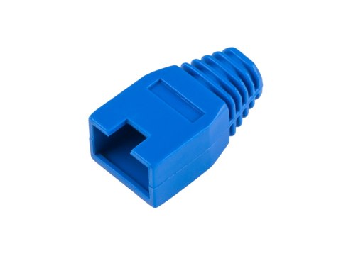 Osłona gumowa wtyku 8p8c RJ45 niebieska Osłona gumowa wtyku 8p8c RJ45 niebieska