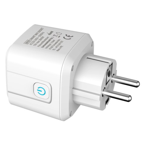Zdalnie sterowane gniazdko WiFi GreenBlue, sterowanie Android/iOS/Alexa/Google Home, timer, max 3840W, GB705 Zdalnie sterowane gniazdko WiFi GreenBlue, sterowanie Android/iOS/Alexa/Google Home, timer, max 3840W, GB705