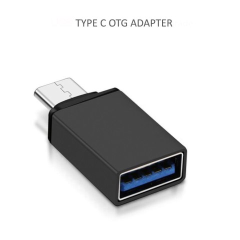 Adapter OTG Maclean, USB A do USB C, Czarny, MCE470 Adapter OTG Maclean, USB A do USB C, Czarny, MCE470