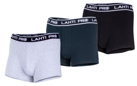 Bokserki męskie czarne, szare, granat., 3 pary, "s", lahti Bokserki męskie czarne, szare, granat., 3 pary, "s", lahti