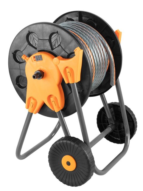 Wózek na wąż ogrodowy, tworzywo sztuczne, do 60 m węża 1/2" Wózek na wąż ogrodowy, tworzywo sztuczne, do 60 m węża 1/2"