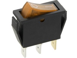 1073# Przełącznik mk111 żółty/pomarańczowy 12v podświetlany