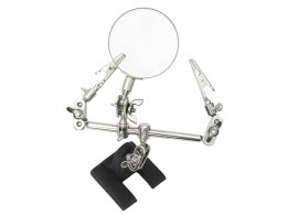 2615# Uchwyt trzecia ręka z lupą 60mm