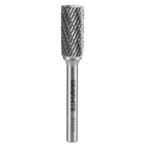 Frez do metalu HM, typ B (walcowy z ostrzami na górze), 12 x 25 mm, trzpień 6 x 45 mm Frez do metalu HM, typ B (walcowy z ostrzami na górze), 12 x 25 mm, trzpień 6 x 45 mm