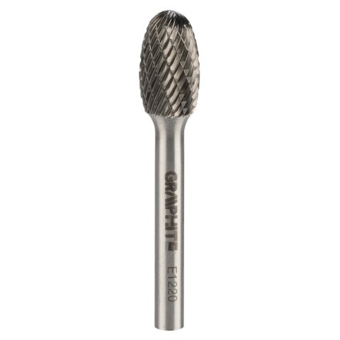 Frez do metalu HM, typ E (owalny), 12 x 20 mm, trzpień 6 x 45 mm Frez do metalu HM, typ E (owalny), 12 x 20 mm, trzpień 6 x 45 mm