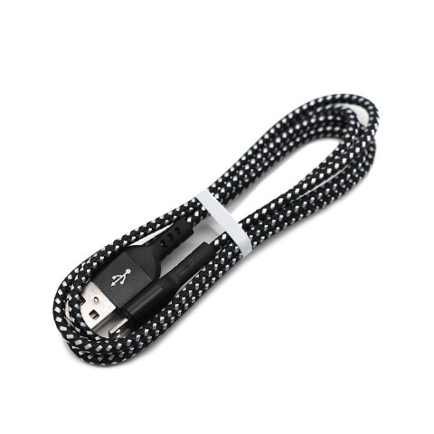 Kabel micro USB Maclean, Wspierający Fast Charge 2.4A, Przesył danych, 5V/2.4A, Czarny, Dł. 2m, MCE483 Kabel micro USB Maclean, Wspierający Fast Charge 2.4A, Przesył danych, 5V/2.4A, Czarny, Dł. 2m, MCE483