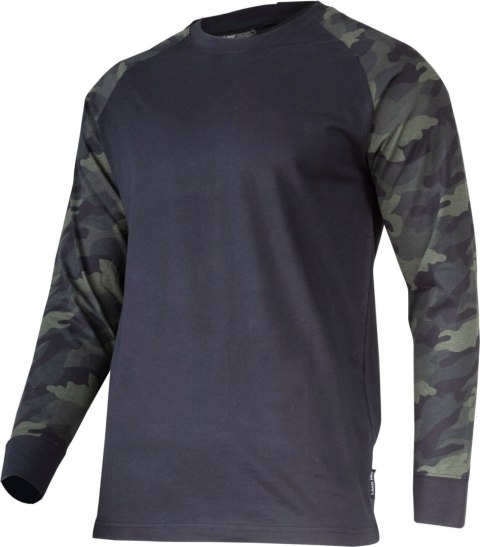 Koszulka z dł. rękaw. 190g/m2, moro-czar., "3xl", ce,lahti Koszulka z dł. rękaw. 190g/m2, moro-czar., "3xl", ce,lahti