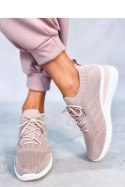 Buty sportowe na ukrytym koturnie CROFT PINK - Inello Inello