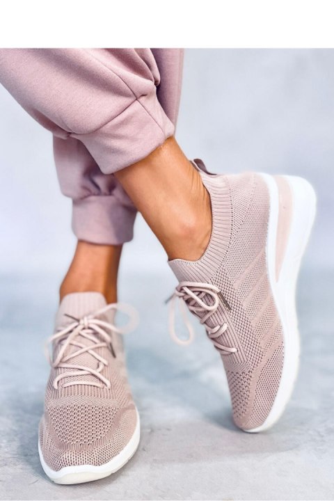 Buty sportowe na ukrytym koturnie CROFT PINK - Inello Inello Buty sportowe na ukrytym koturnie CROFT PINK - Inello Inello