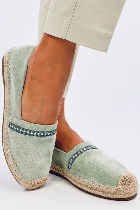 Espadryle damskie ETANCE GREEN - Inello Inello Espadryle damskie ETANCE GREEN - Inello Inello