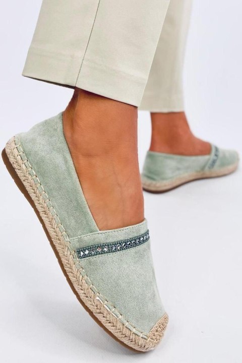 Espadryle damskie ETANCE GREEN - Inello Inello Espadryle damskie ETANCE GREEN - Inello Inello