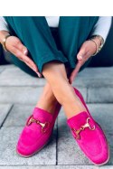 Mokasyny damskie LINDA FUSHIA - Inello Inello
