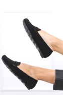 Mokasyny damskie SAGA BLACK - Inello Inello
