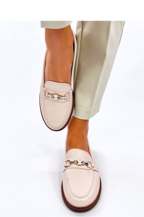 Mokasyny z misiami GRACESS BEIGE - Inello Inello Mokasyny z misiami GRACESS BEIGE - Inello Inello