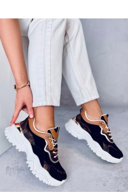 Sneakersy na koturnie NESBIT BLACK - Inello Inello
