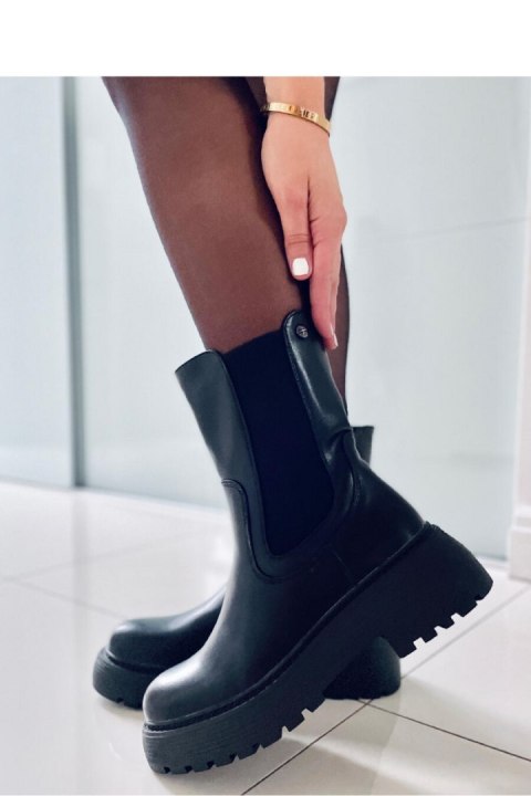 Sztyblety z wysoką cholewką SHAW BLACK - Inello Inello Sztyblety z wysoką cholewką SHAW BLACK - Inello Inello