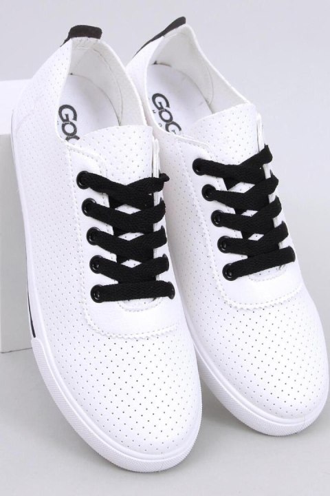 Tenisówki damskie ażurowe COSTIER BLACK - Inello Inello Tenisówki damskie ażurowe COSTIER BLACK - Inello Inello
