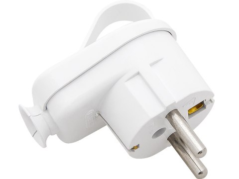 2387# Wtyczka wt-16u/z kątowa biała z uchem uni-schuko 2387# Wtyczka wt-16u/z kątowa biała z uchem uni-schuko