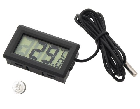 50-310# Termometr panelowy blow lcd czarne th001 50-310# Termometr panelowy blow lcd czarne th001
