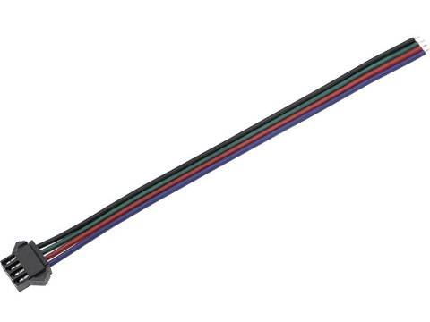 6270# Konektor do taśm led złącze wtyk rgb z przewodem 6270# Konektor do taśm led złącze wtyk rgb z przewodem